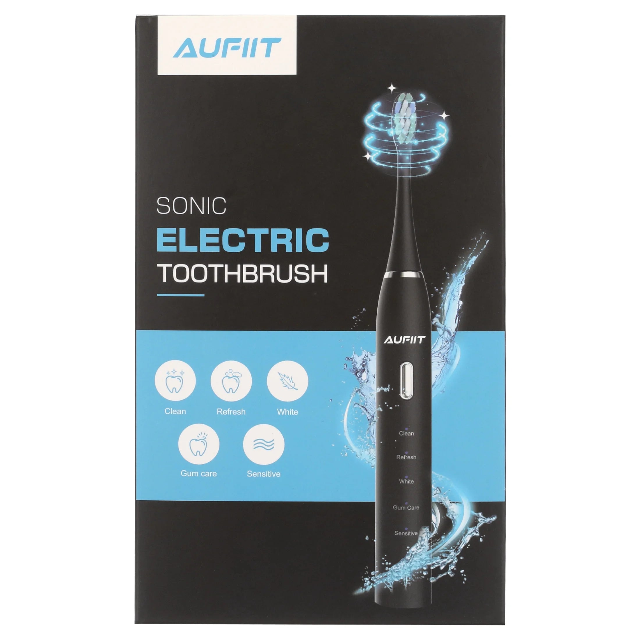 Rechargeable Electric Toothbrush with 8 Brush Heads, 5 Modes O729016