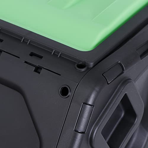 37 Gallon Black Dual Chamber Tumbling Composter I520618