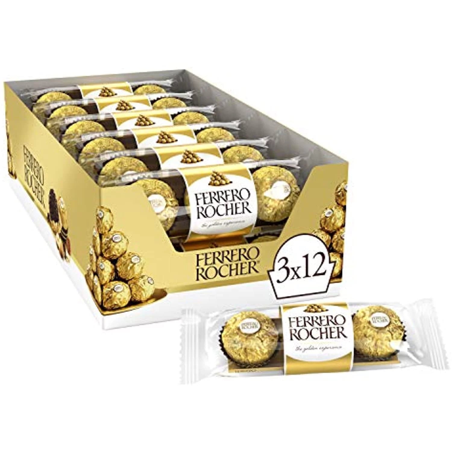 Fine Hazelnut Milk Chocolate, 3 Count, Pack Of 12, 1.3 Oz I45418