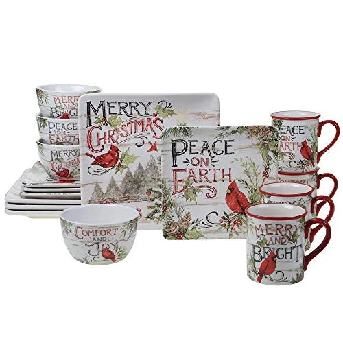 16pc Multicolor Dinnerware S832542
