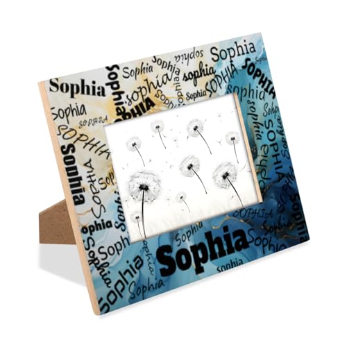 Purple Marble Stone Texture 4x6 Wood Picture Frame E39009