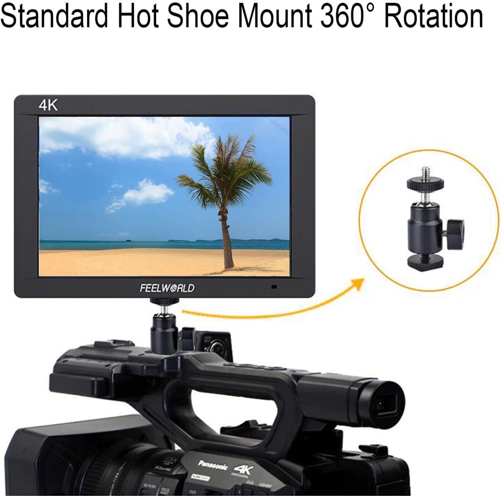 7 4K HDMI On Camera Field Monitor IPS Full HD 1920x1200 with Peaking Assist J180489