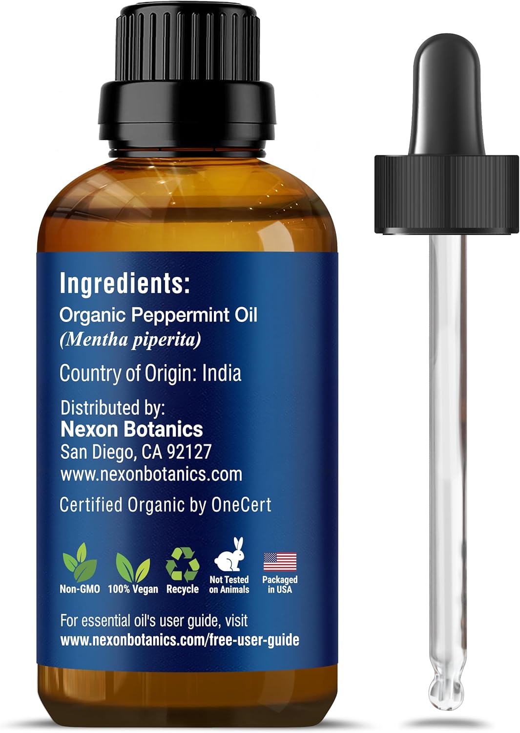 Organic Peppermint Essential Oil 30 ml X215
