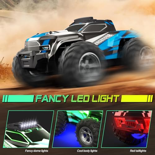 1:16 Scale All Terrain RC Car with Colorful LED Light O940
