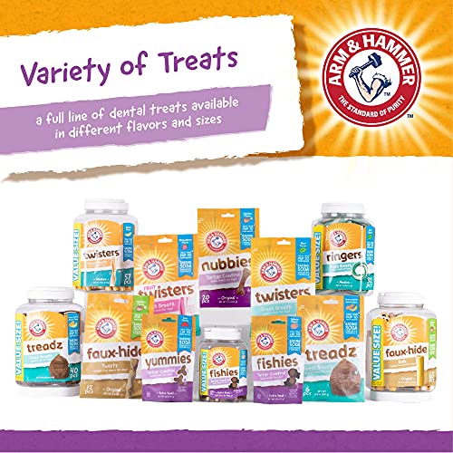 Peanut Butter Flavor Dental Treats for Dogs, 20 Count N3802