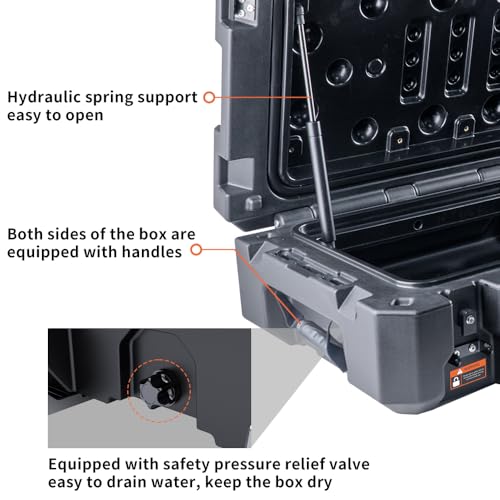 98L Waterproof Car Roof Storage Case Q901