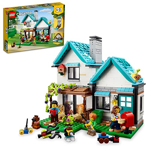 LEGO Creator 3 in 1 Cozy House Building Toys for Ages 8+ K361779