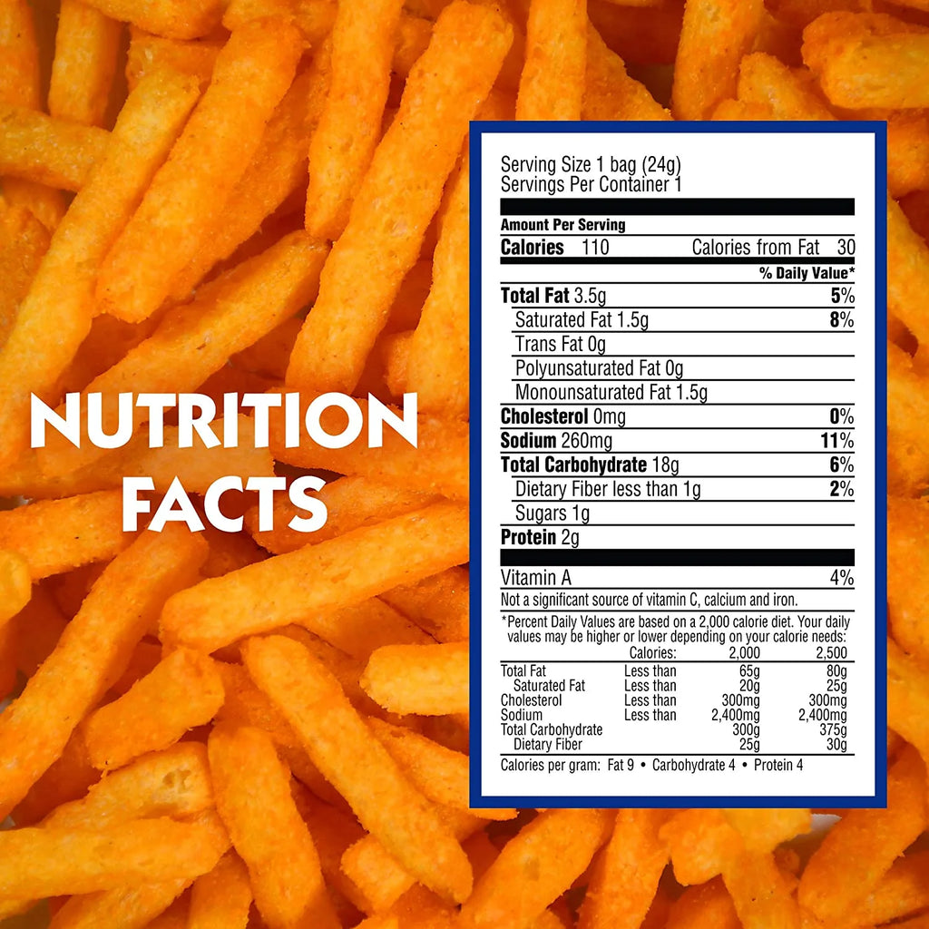 0.85 Oz Hot Fries 72 Pack E96734