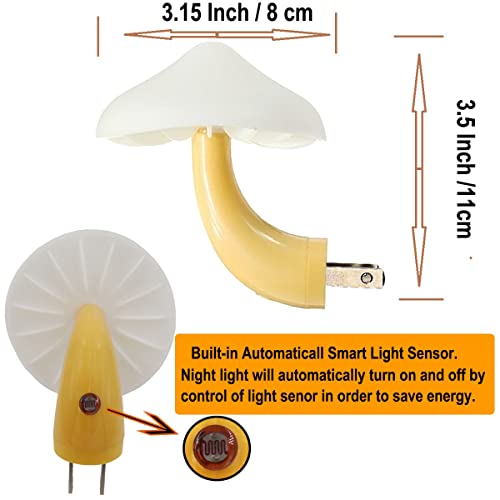 4 Pack Plug in White LED Nightlight X80527