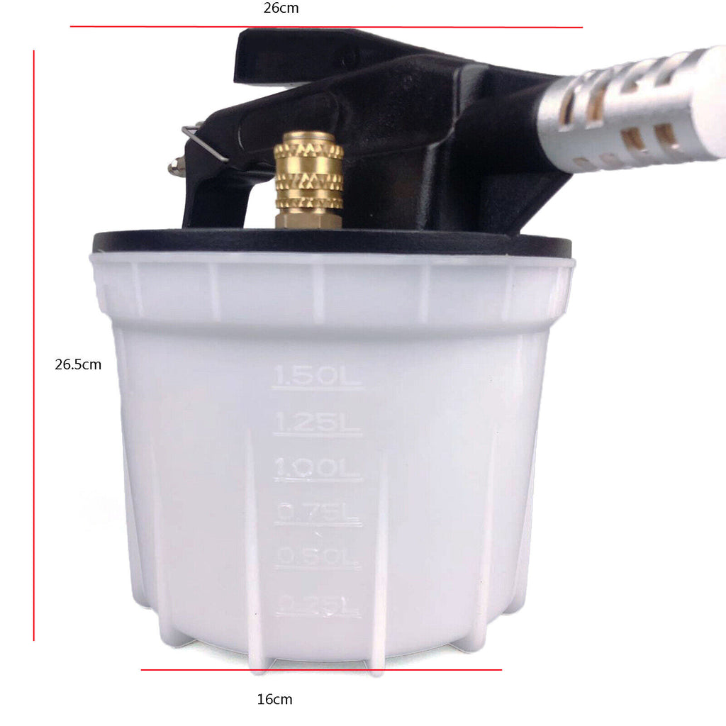 Pneumatic Auto Vacuum Brake Fluid Bleeder Extractor Pump Tool Kit 2L Y230899