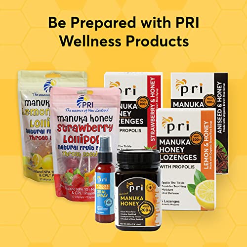 Manuka Honey Lozenges with Propolis, MGO 300+, Lemon, 16 Count/2 Pack J67439