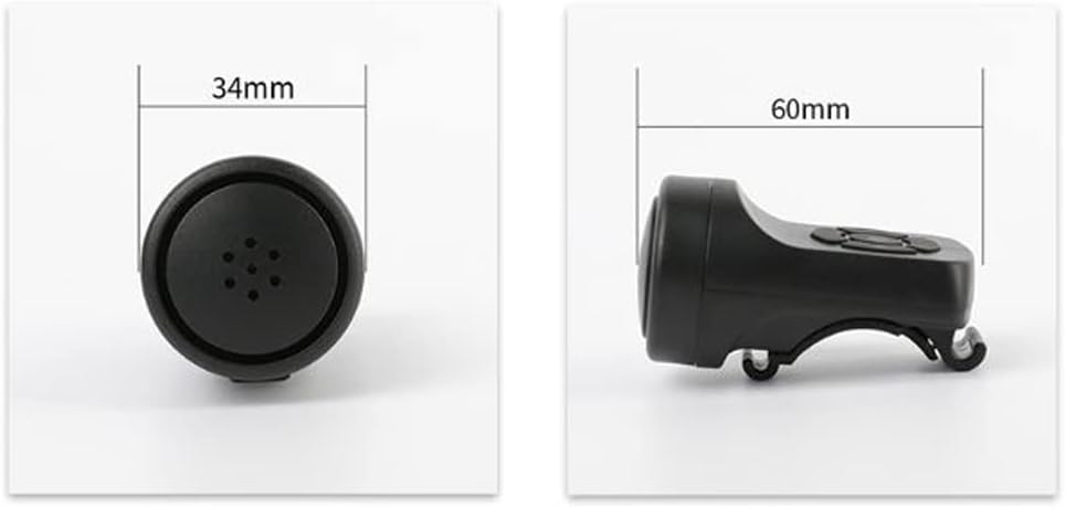 120Db USB Rechargeable Electric Bike Horn with 4 Sound Modes M60379