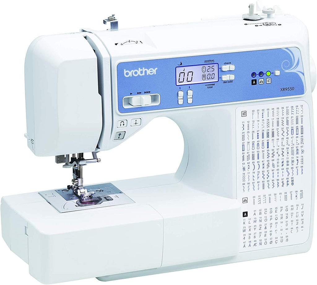 Computerized Sewing and Quilting Machine with 165 Built-in Stitches and LCD Display A3892