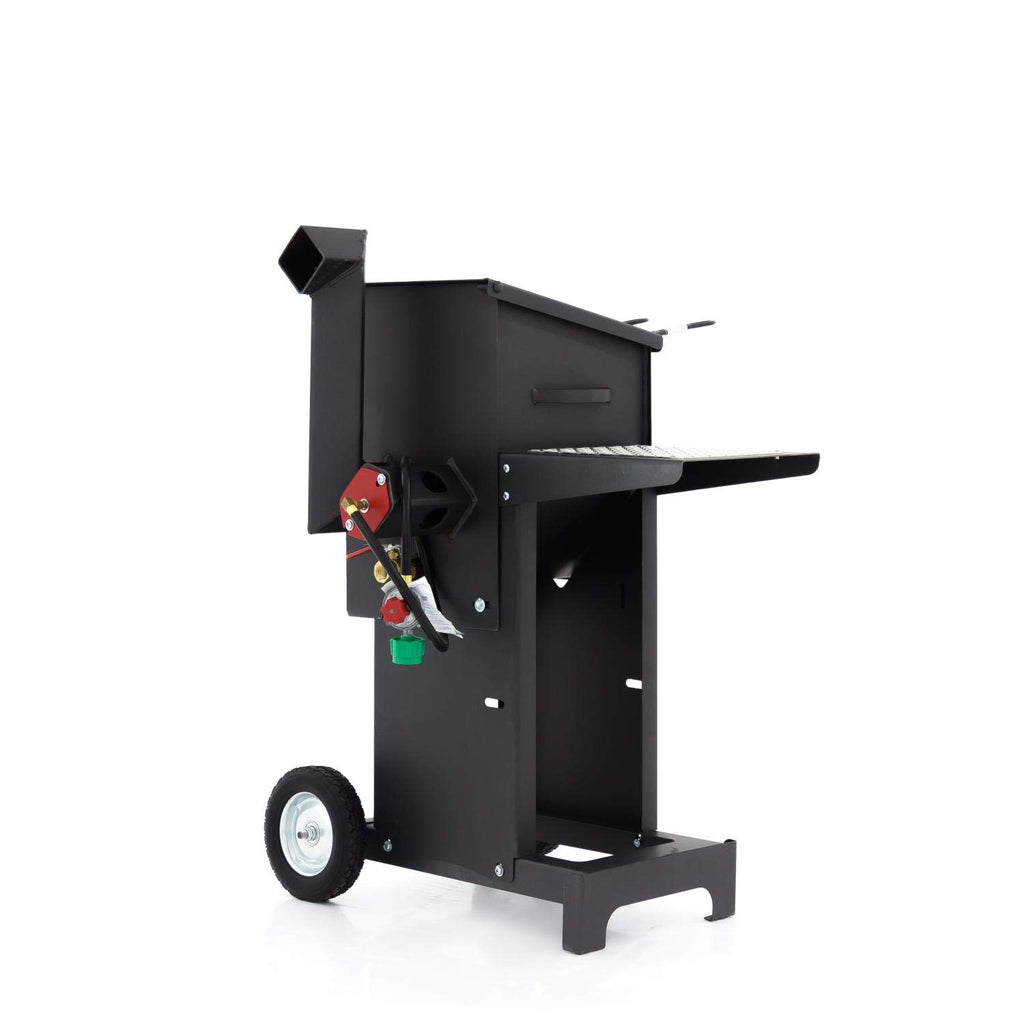 4 Gallon Propane Gas Deep Fryer with Stand and 2 Baskets R12229