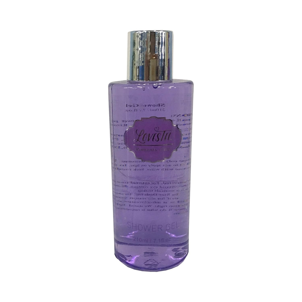 Lavender Bath and Body Set with Shower Gel, Body Lotion, Hand Lotion, Bath Salt, Flower Sponge and EVA Sponge C415