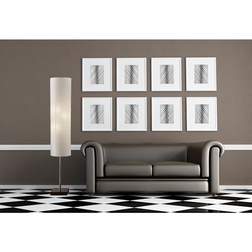 Transitional Three Light Floor Lamp in Pwt, Nckl, B/S, Slvr. Finish, Walnut Rubber Wood/Brushed Steel T351
