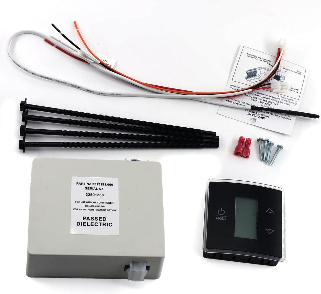 Black Wall Thermostat Relay Box for RV Camper Conditioners A6338