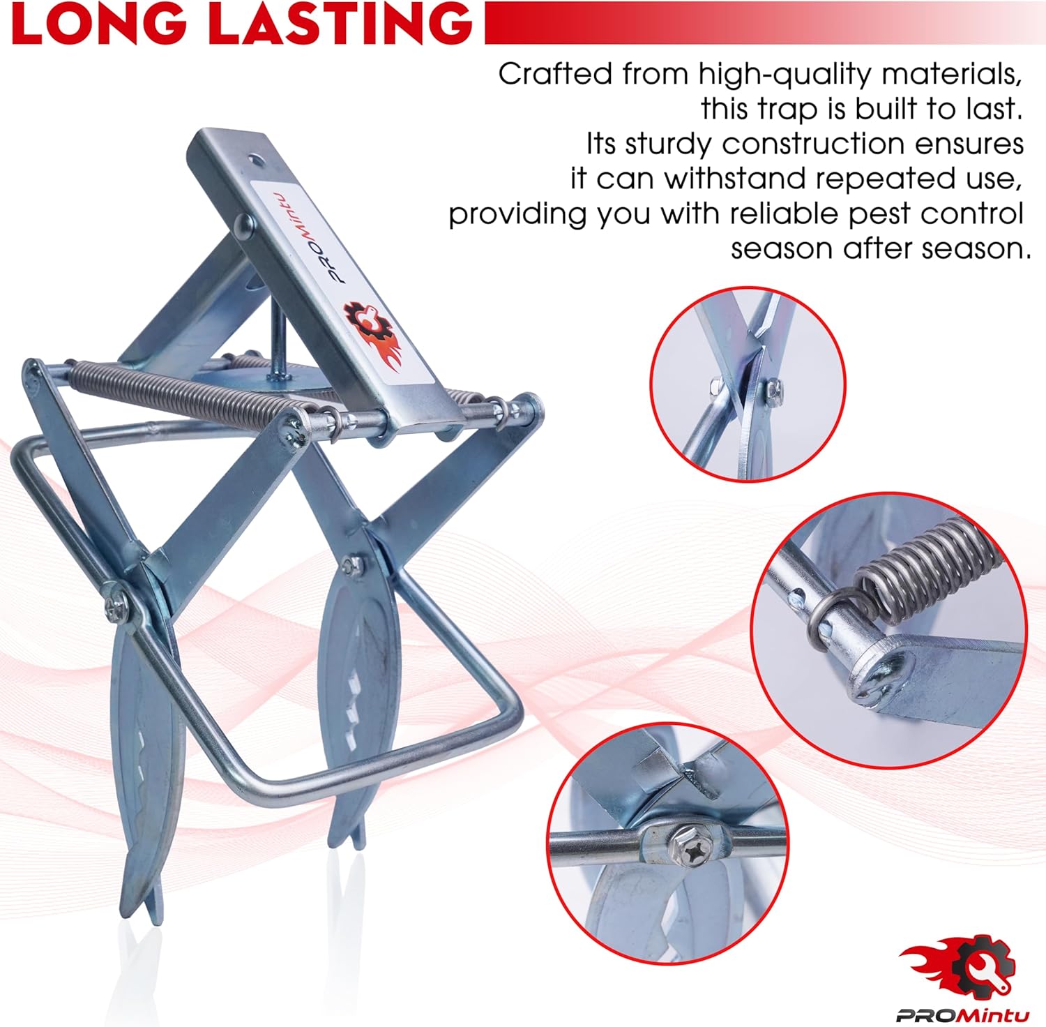 Set 2 Pcs Steel Mole Scissor Trap J381708