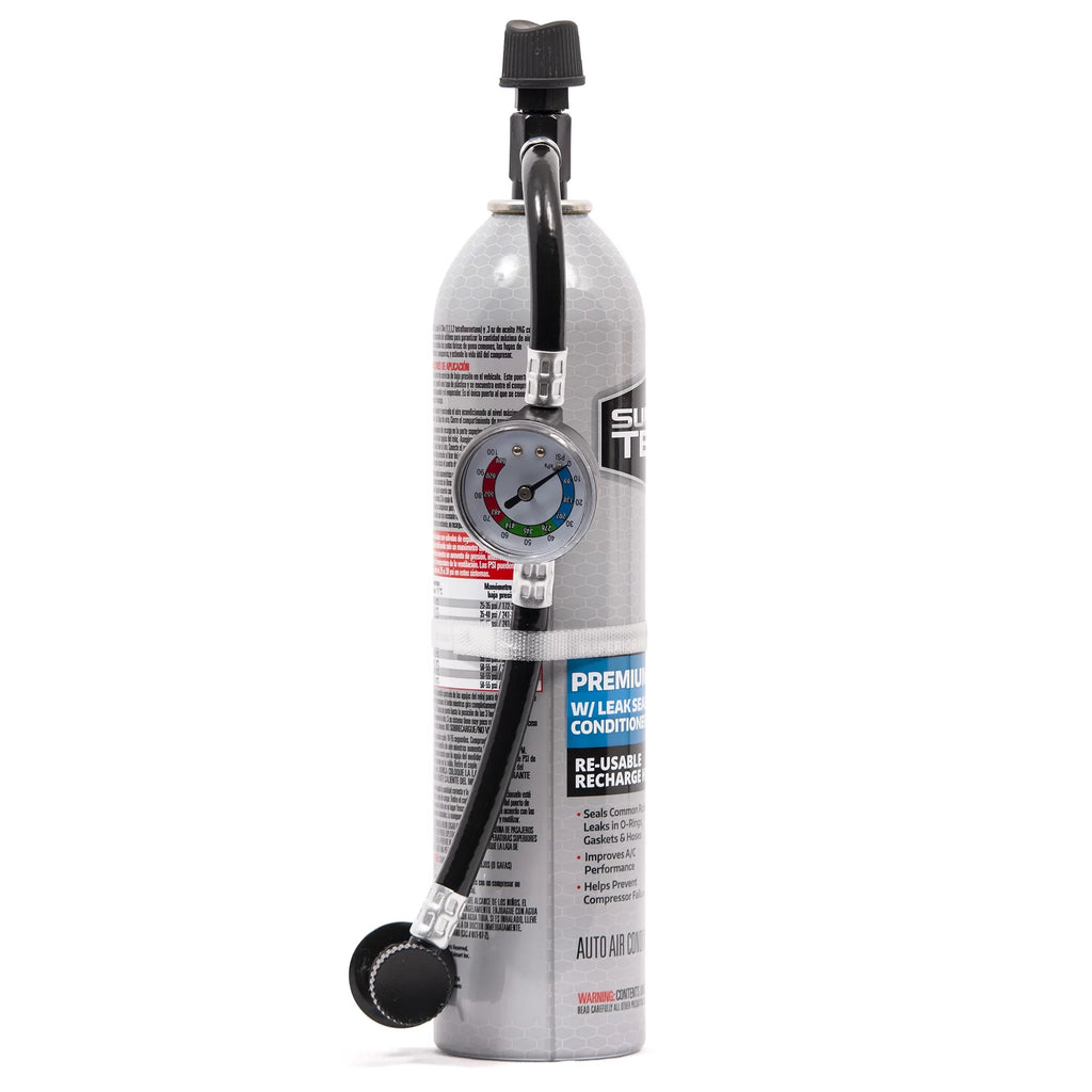 18 oz R-134a Automotive Refrigerant with Reusable Hose and Gauge Q3638