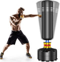 Black 69" Freestanding Punching Bag with Suction Cup Stand S7003