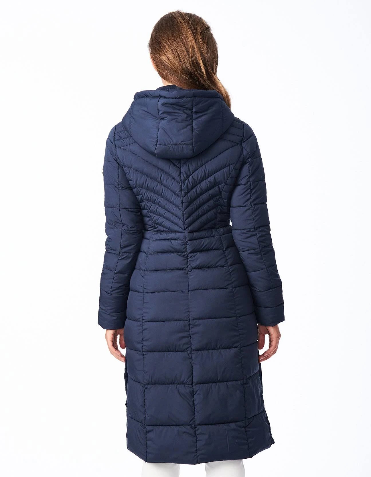Hooded Packable Puffer Coat X40231