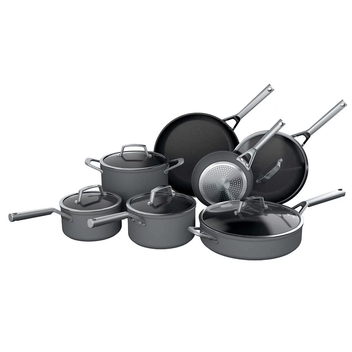 12-piece Hard-Anodized Cookware Set I47849