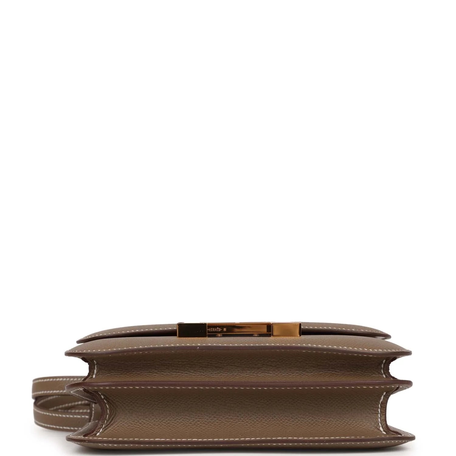 Etoupe Epsom Leather Shoulder Bag K747
