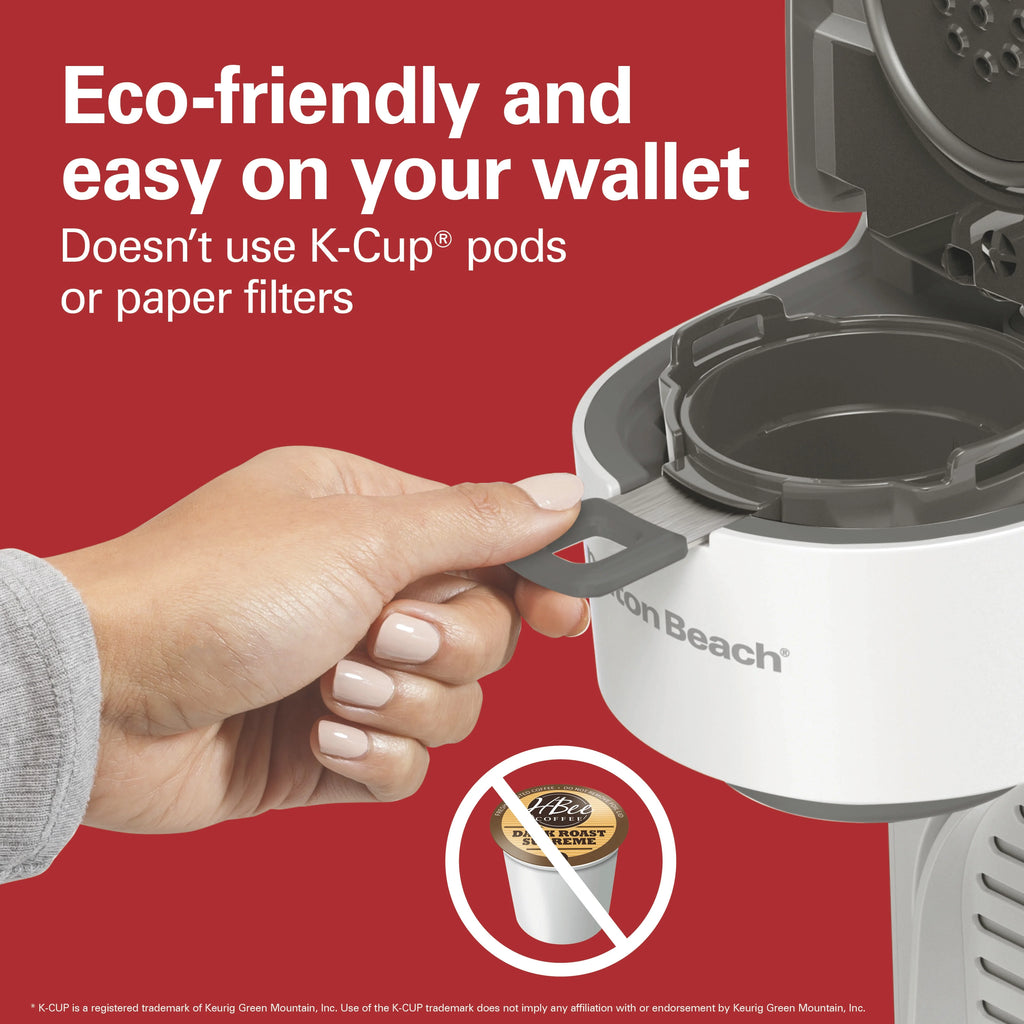Single-Serve Coffee Maker, White H117288