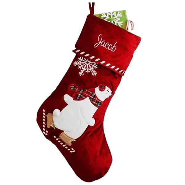 Candy Cane Character Christmas Stocking, 18" Long H666899