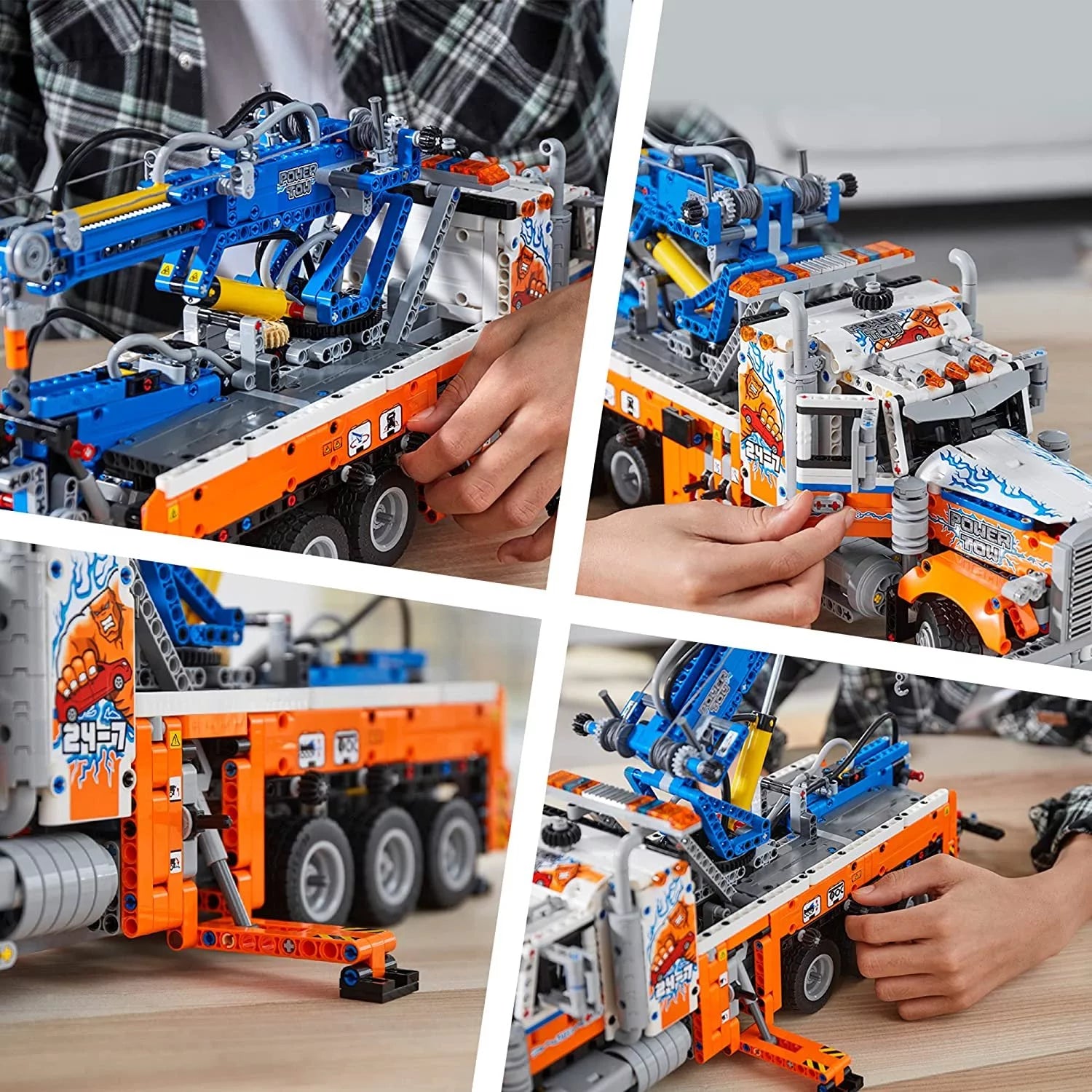 Heavy-Duty Tow Truck with Crane Q6858