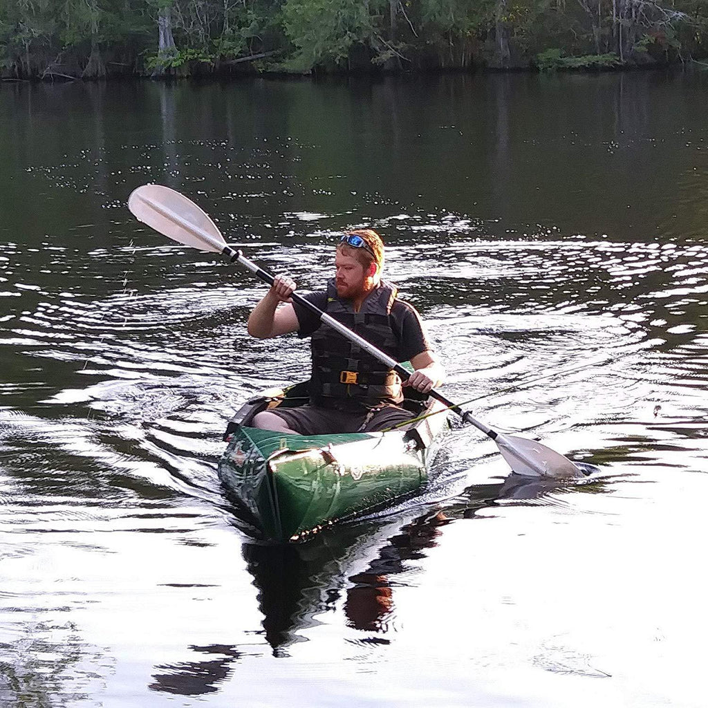 10 Ft Foldable Kayak Dark Yellow T7338
