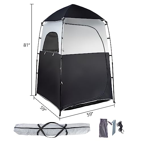 6.8FT Shower Tent with Mesh Floor & Carrying Bag T379686