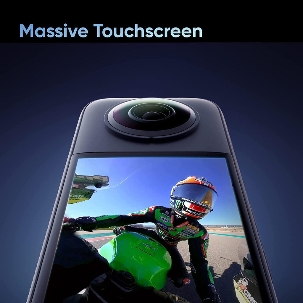 5.7K 360 Waterproof Action Camera with Touch Screen, Black Z45913