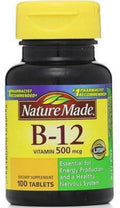 Vitamin B-12 500 mcg Tablets 100 ea (Pack of 2) F292583