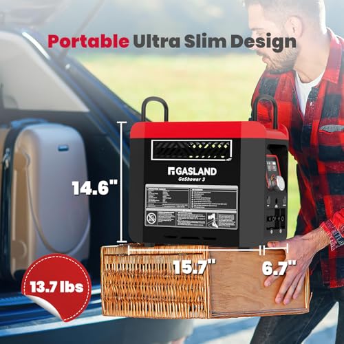 1lb Propane Portable Water Heater with Pump M445