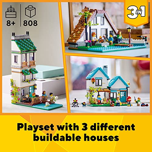 LEGO Creator 3 in 1 Cozy House Building Toys for Ages 8+ K361779