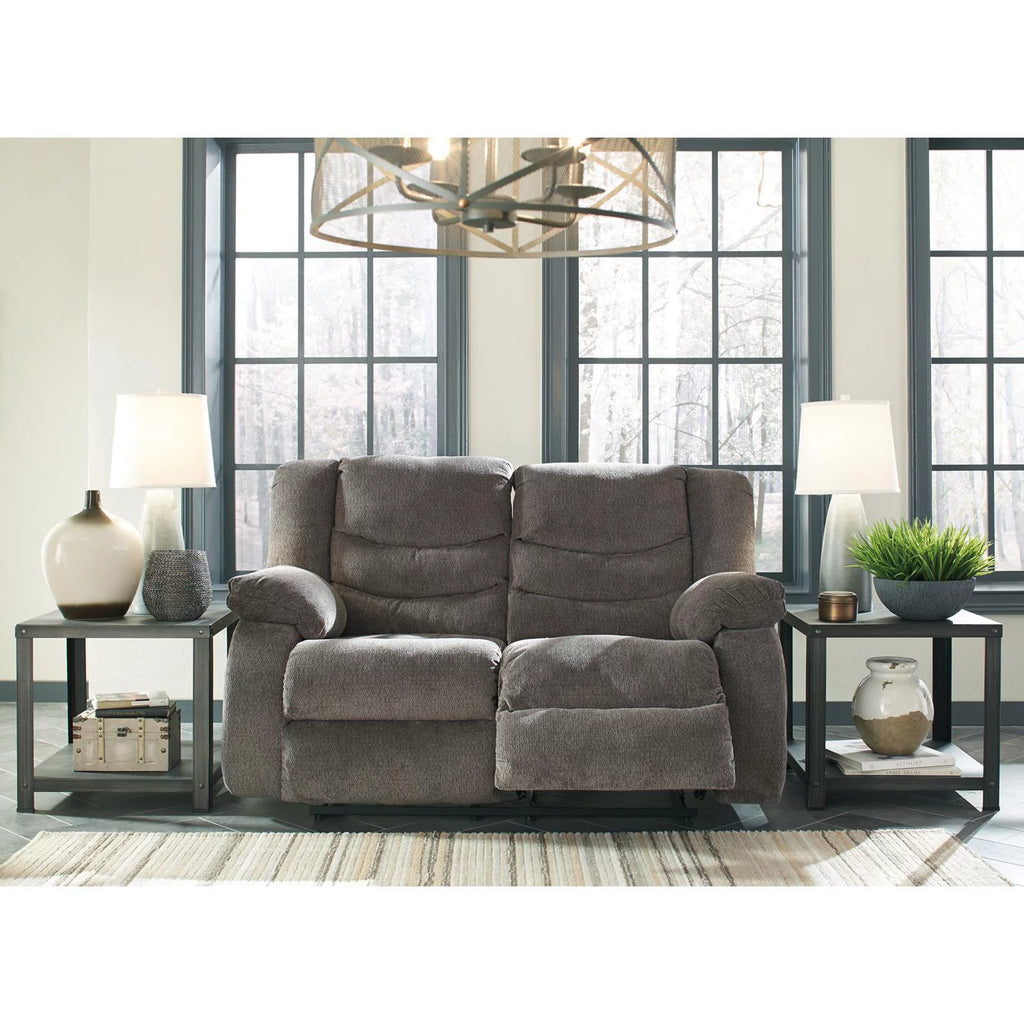 Mocha Reclining Loveseat L55602