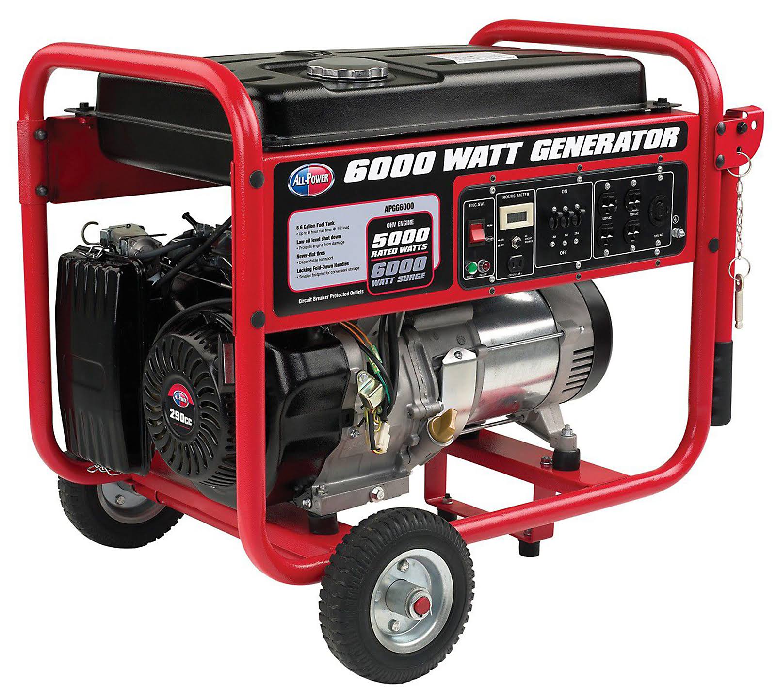 6000 Watt Gas Portable Generator X6921