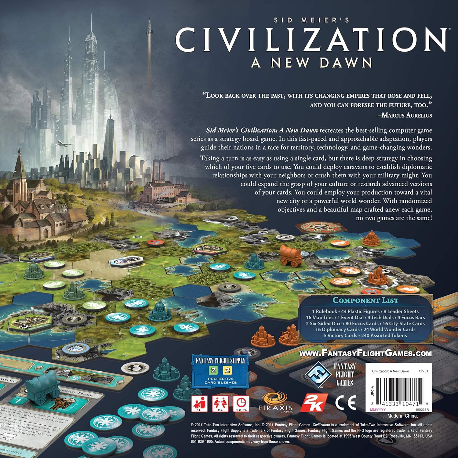Board Game, 2-4 Players, 1-2 Hour Playtime R954361