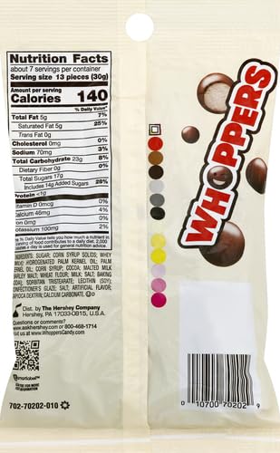12 Ounce (Pack of 6) Chocolate Malted Milk Balls Candy L7356
