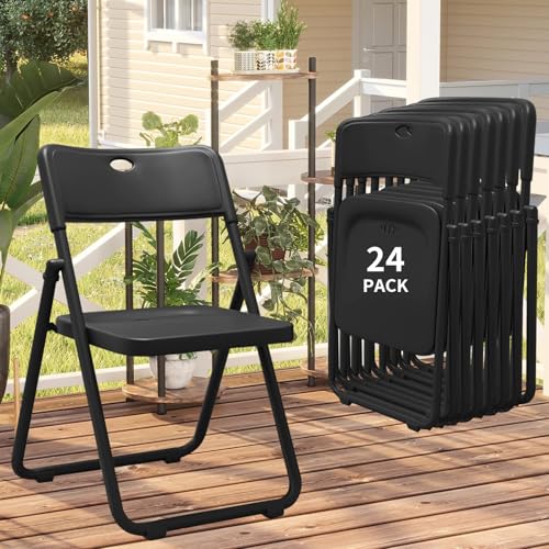 8 Pack Plastic Folding Chair with Ventilation Holes O6618