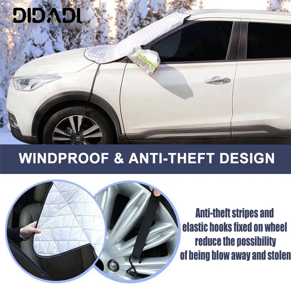 Thick Magnetic Windshield Cover for Ice Snow N714471