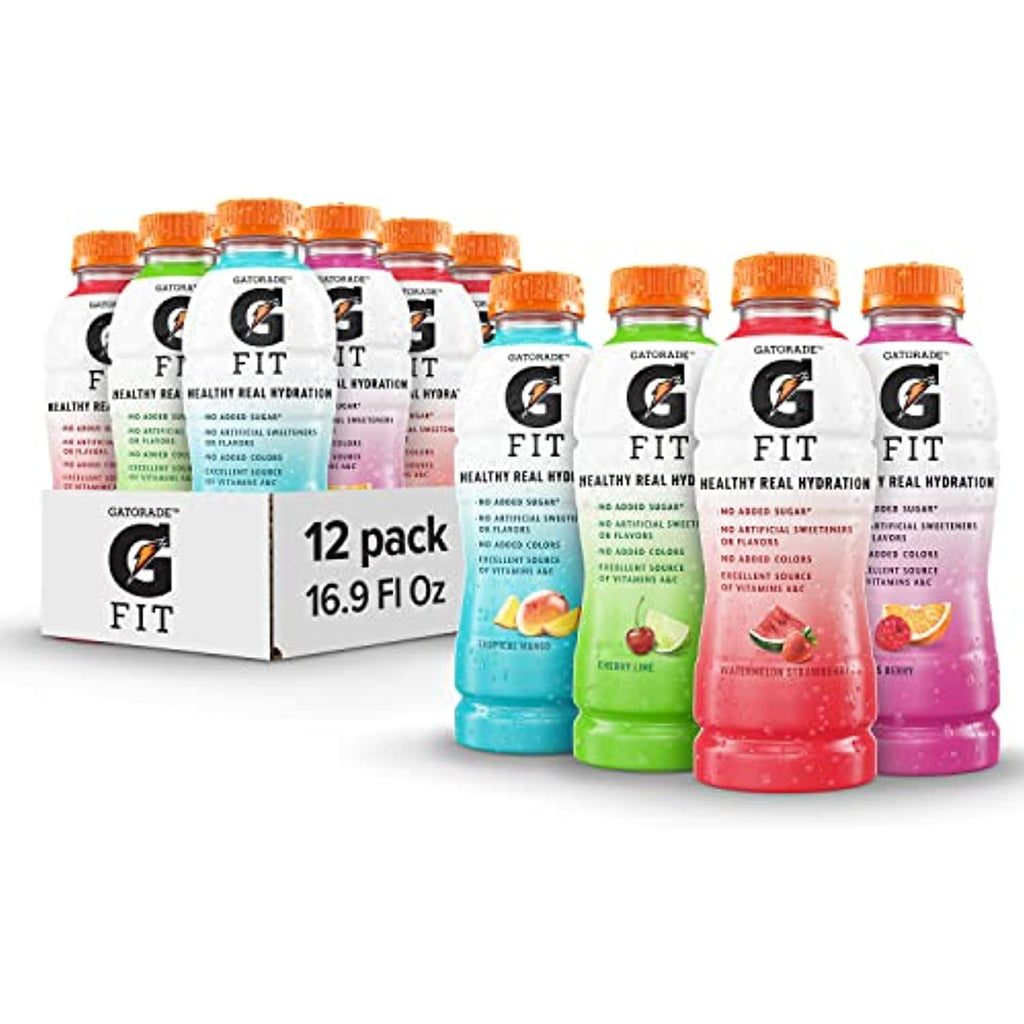 4 Flavor Variety Pack 16.9.Oz Bottles (12 Pack) Electrolyte Beverage B7775