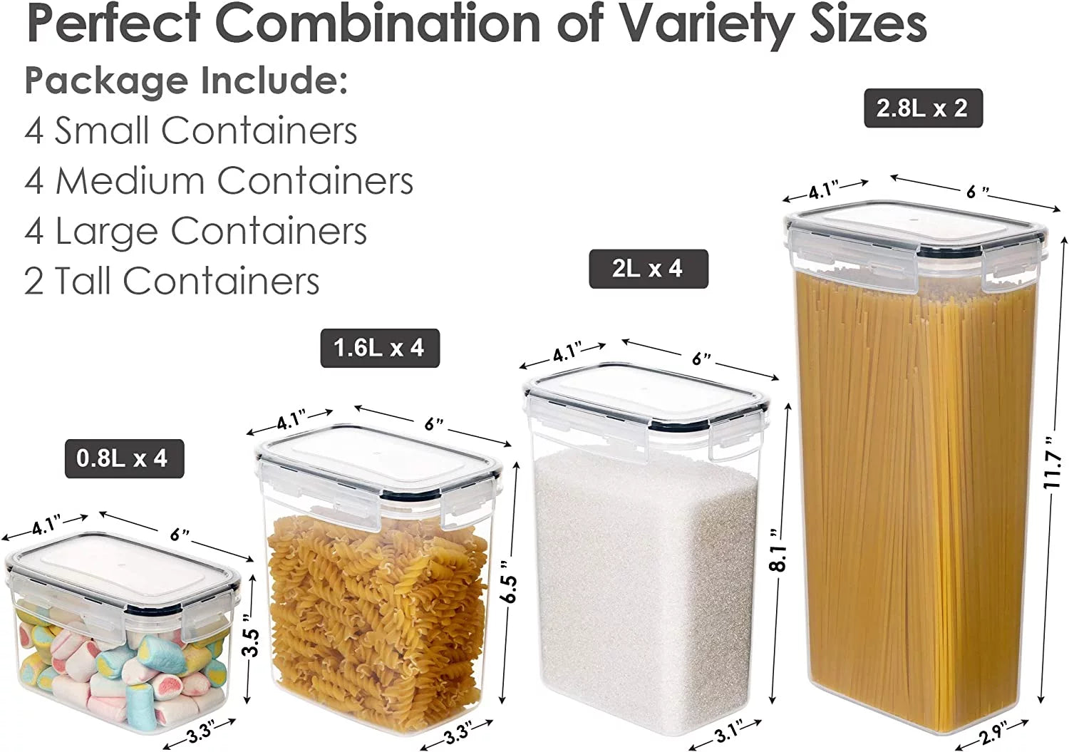 14pcs Airtight Food Storage Container Set M786100