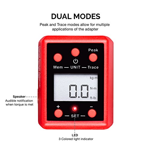 3/4-Inch Digital Torque Adapter, 150-750 ft-lb W2234