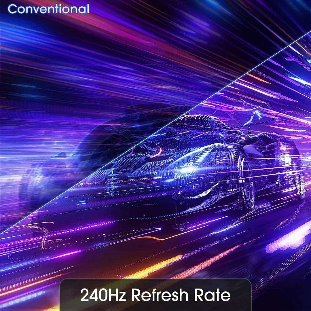 Curved 24.5-inch Gaming Monitor 240Hz 1080p 1ms DisplayPort HDMI Machine Black E48617