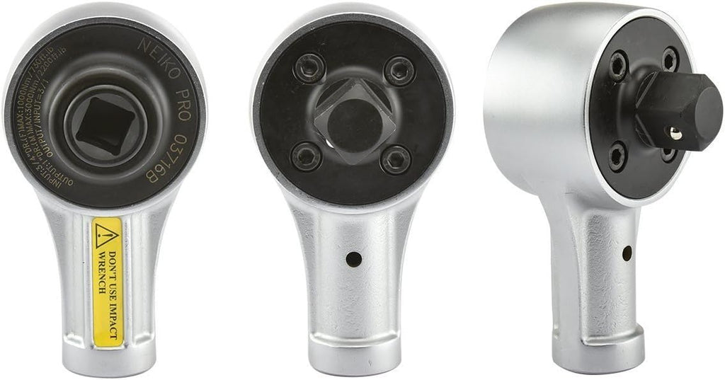 3/4" Torque Multiplier Power Wrench, 2,200 Foot-Pound, Cr-Mo/Cr-V Steel L4046
